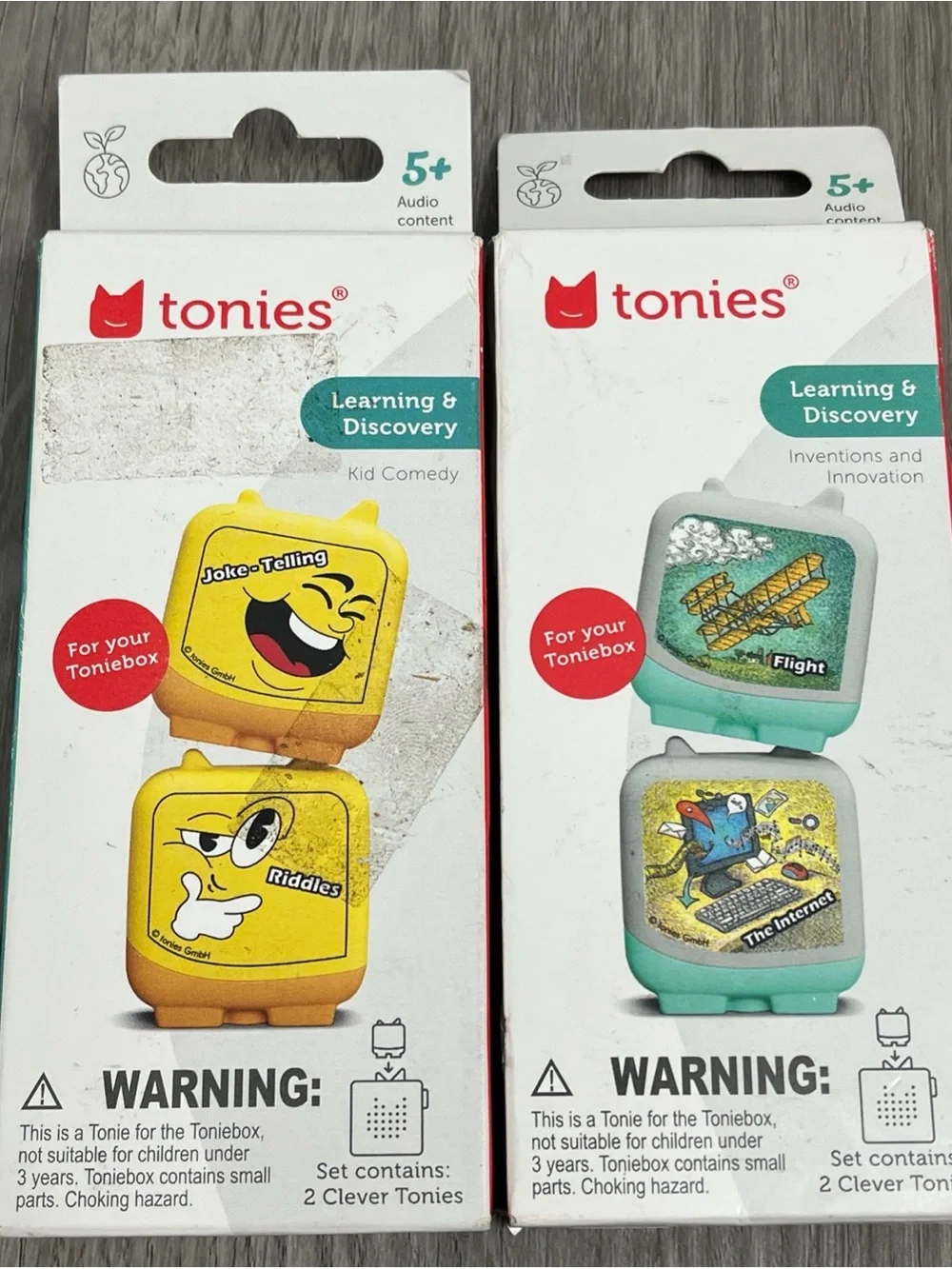 Tonies kid comedy and inventions and innovation lot